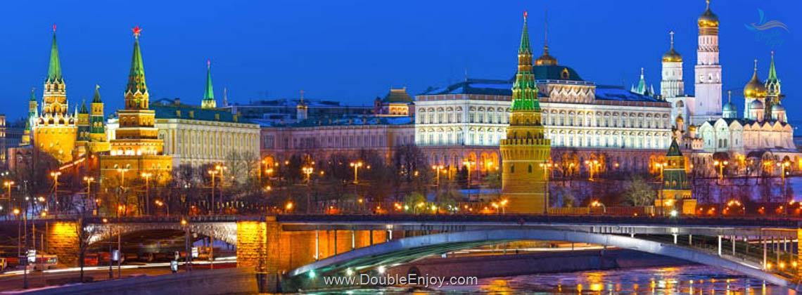 DE454 : ทัวร์รัสเซีย มอสโคว์ จัตุรัสแดง พระราชวังเครมลิน 6 วัน 3 คืน (EK)