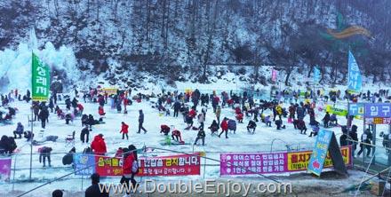 DE632 : โปรแกรมทัวร์เกาหลี เทศกาลตกปลาน้ำแข็ง ชมงานประดับไฟอูจูการ์เด้น 5 วัน 3 คืน (XJ)