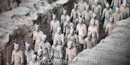 DE669 : ทัวร์จีน ซีอาน สุสานกองทัพทหาร ถ้ำหินแกะสลักหลงเหมิน [ไม่ลงร้านช้อป] 5 วัน 4 คืน (FD)