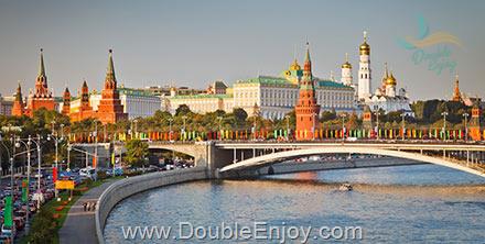 DE755 : โปรแกรมทัวร์รัสเซีย เซนต์ปีเตอร์สเบิร์ก ล่องเรือแม่น้ำมอสโคว์ [Moskva Cruise] 8 วัน 5 คืน (EY)