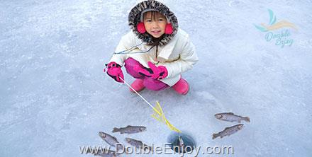 DE255 : โปรแกรมทัวร์เกาหลี เทศกาลตกปลา ลานสกี สวนสนุกเอเวอร์แลนด์ 5 วัน 3 คืน (XJ)