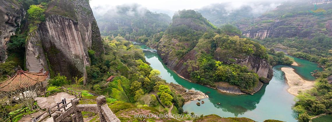 DE217 : ทัวร์อู่อี๋ซาน เที่ยวอุทยานมรดกโลกอู่อี๋ซาน ล่องแพธารน้ำเก้าโค้ง 4 วัน 3 คืน (3U)