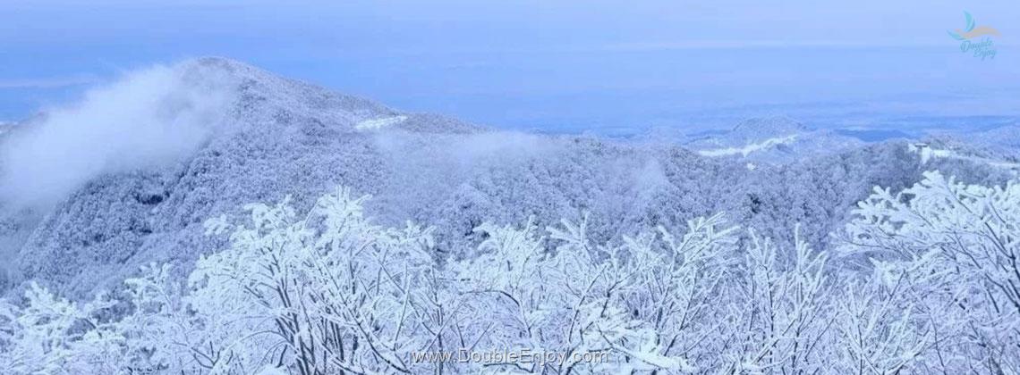 DE745 : ทัวร์เฉินตู ปาจง อุทยานภูเขากวงวู่ซาน อลังการนครหิมะอันบริสุทธิ์ 5 วัน 2 คืน (8L)