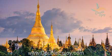 DE819 : โปรแกรมทัวร์พม่า ชเวดากอง พระธาตุมุเตา [พักบนพระธาตุอินทร์แขวน] 2 วัน 1 คืน (SL)